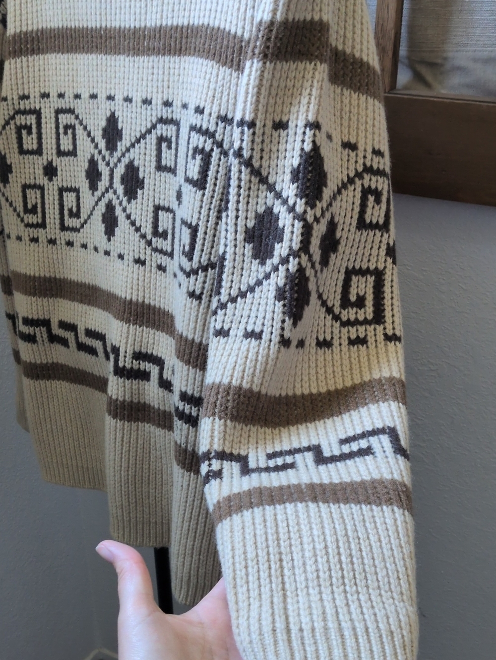 ✨Pendleton "The Original Westerley" The Dude Big Lebowski cardigan Size XL - Picture 7 of 8